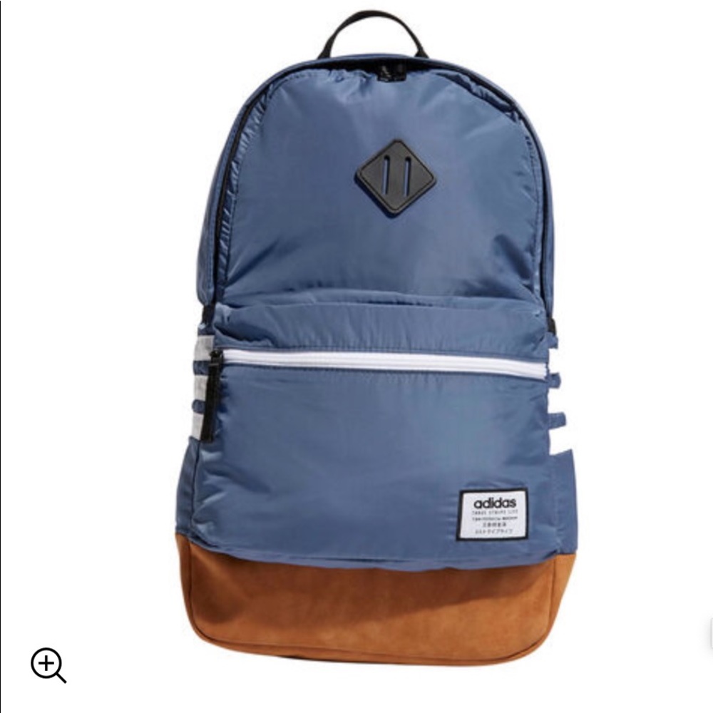 CLASSIC 3-STRIPES PLUS BACKPACK. NEW!! BLUE